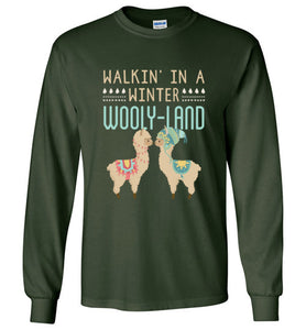 Walkin' In a Winter Wooly-Land - Christmas Shirt