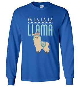 Fa La La La Llama - Kids Christmas Shirt