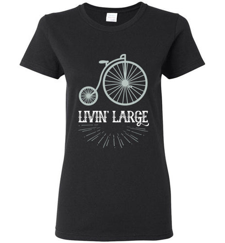 Livin' Large - Ladies Vintage Bike Shirt