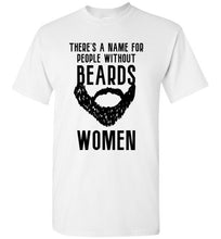 There's a Name for People Without Beards: Women - Beard Shirt