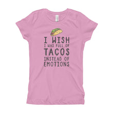 Tacos and Emotions - Girl's T-Shirt